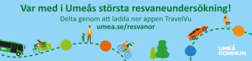Var med iUmeås största resvaneundersökning! - banner